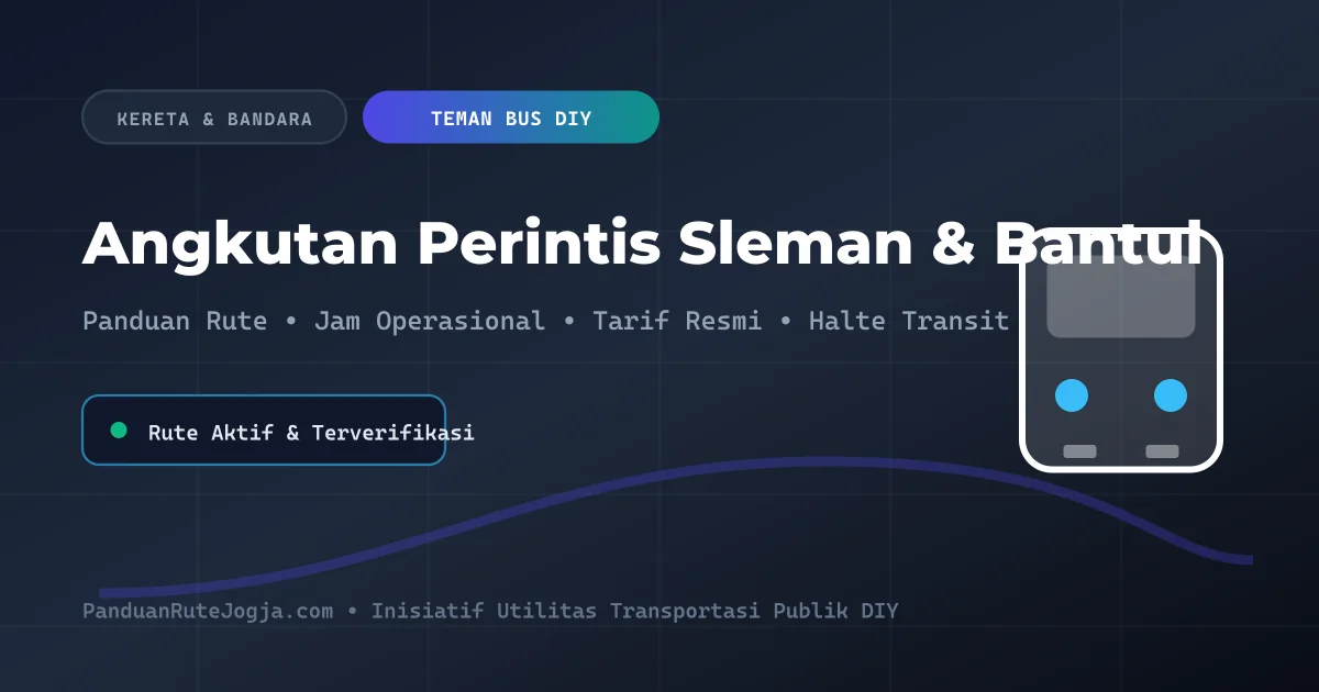 Rute Angkutan Perintis Teman Bus Sleman dan Bantul