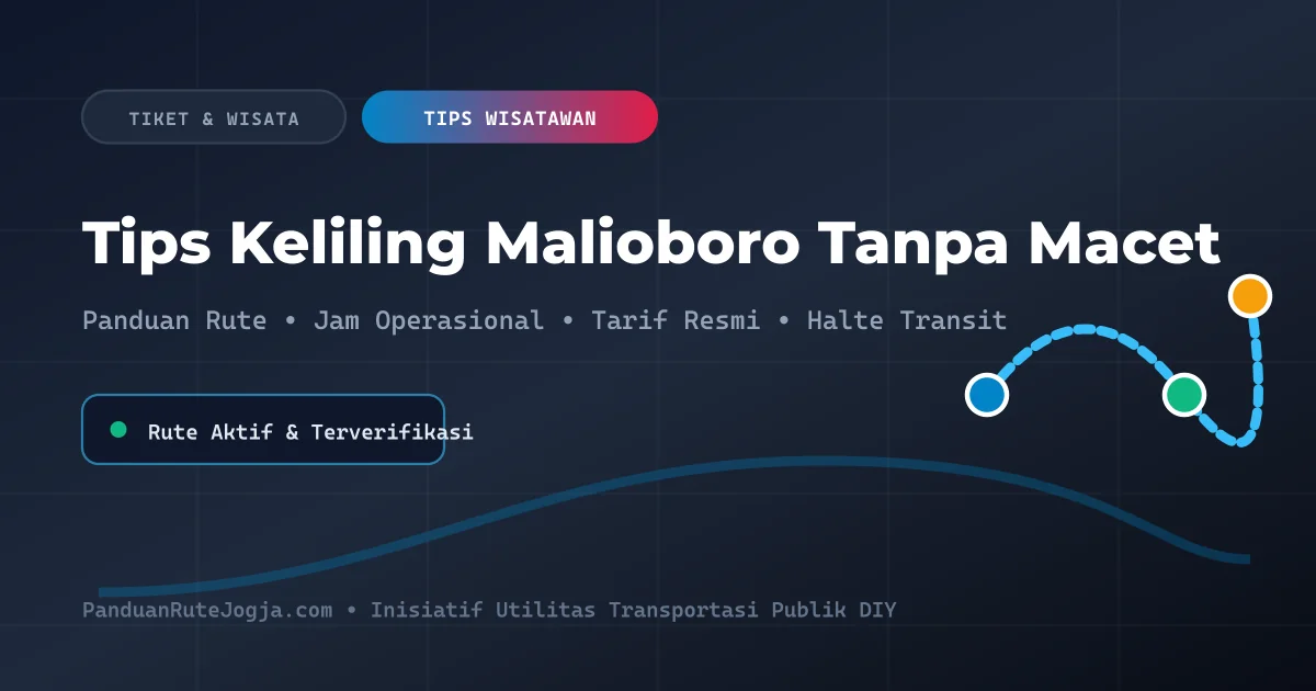 Tips Naik Transportasi Umum di Kawasan Malioboro